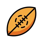 Rugby Football SVG Icon
